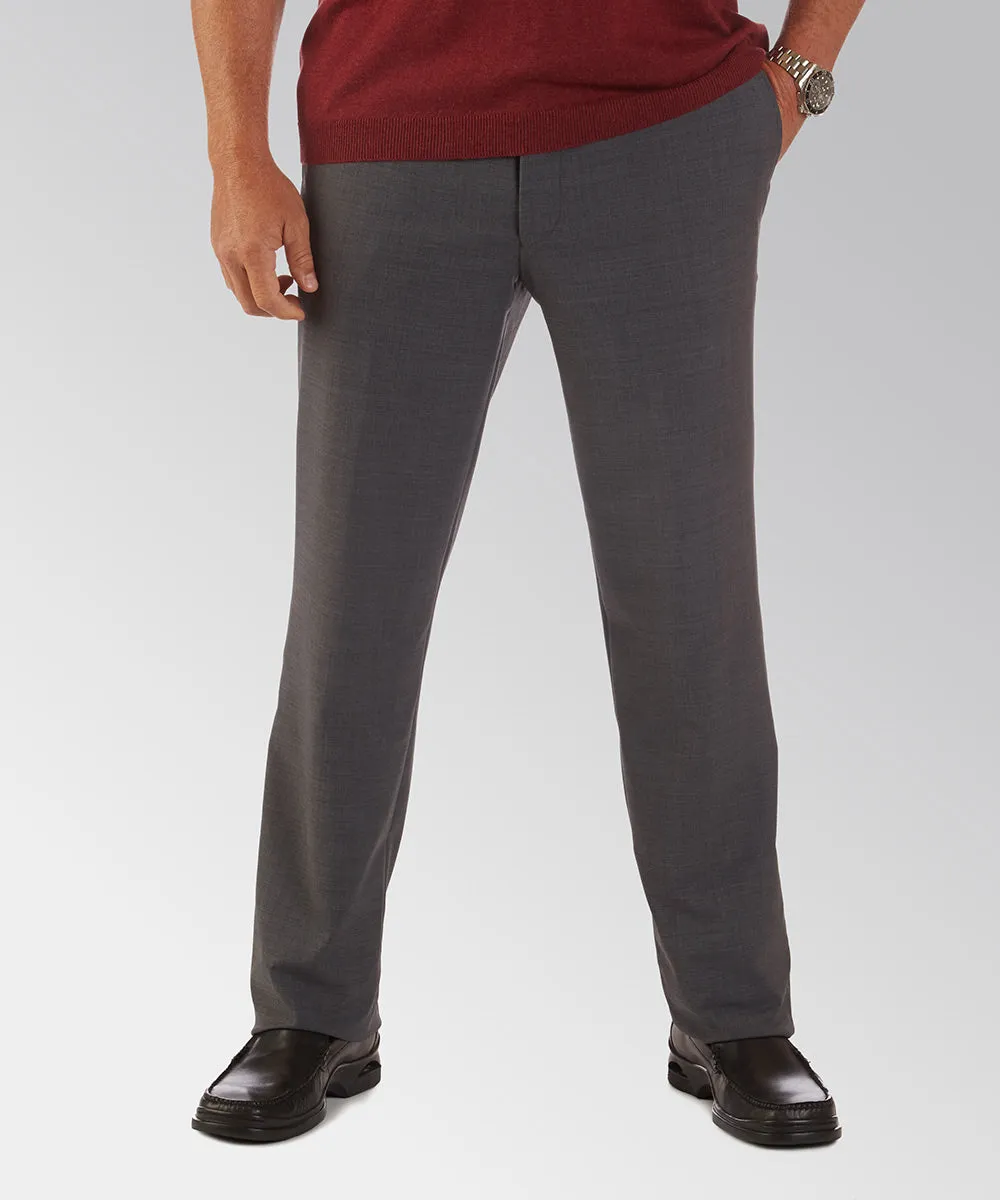 Riviera Flat Front Washable Stretch Dress Pants