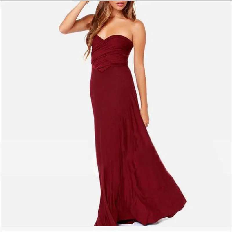 Sexy backless criss cross floor-length dress | evening gowns long prom dress