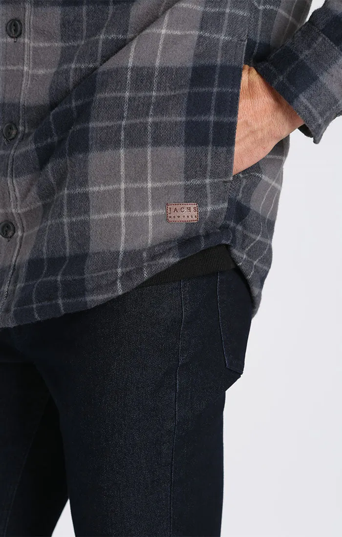 Sherpa Lined Brushed Flannel