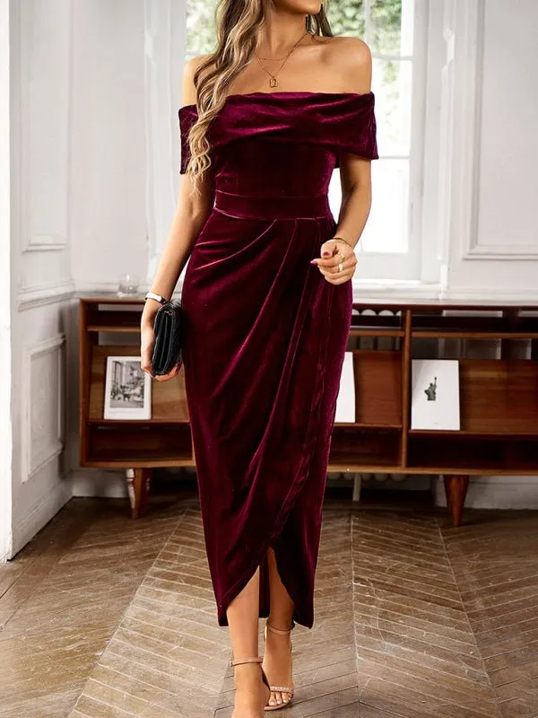 Sophia™ | Velvet Elegance Dress