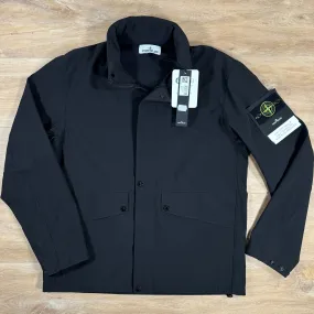 Stone Island Light Soft Shell-R Jacket in Black