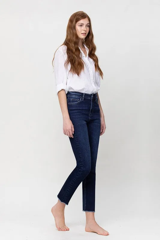 Super High Rise Stretch Slim Straight