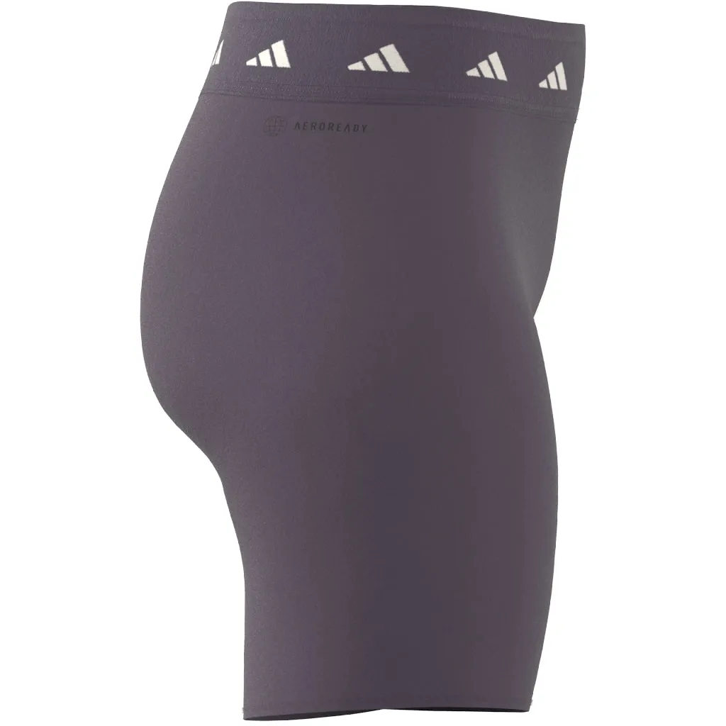 Techfit Bike Short Leggings - Purple