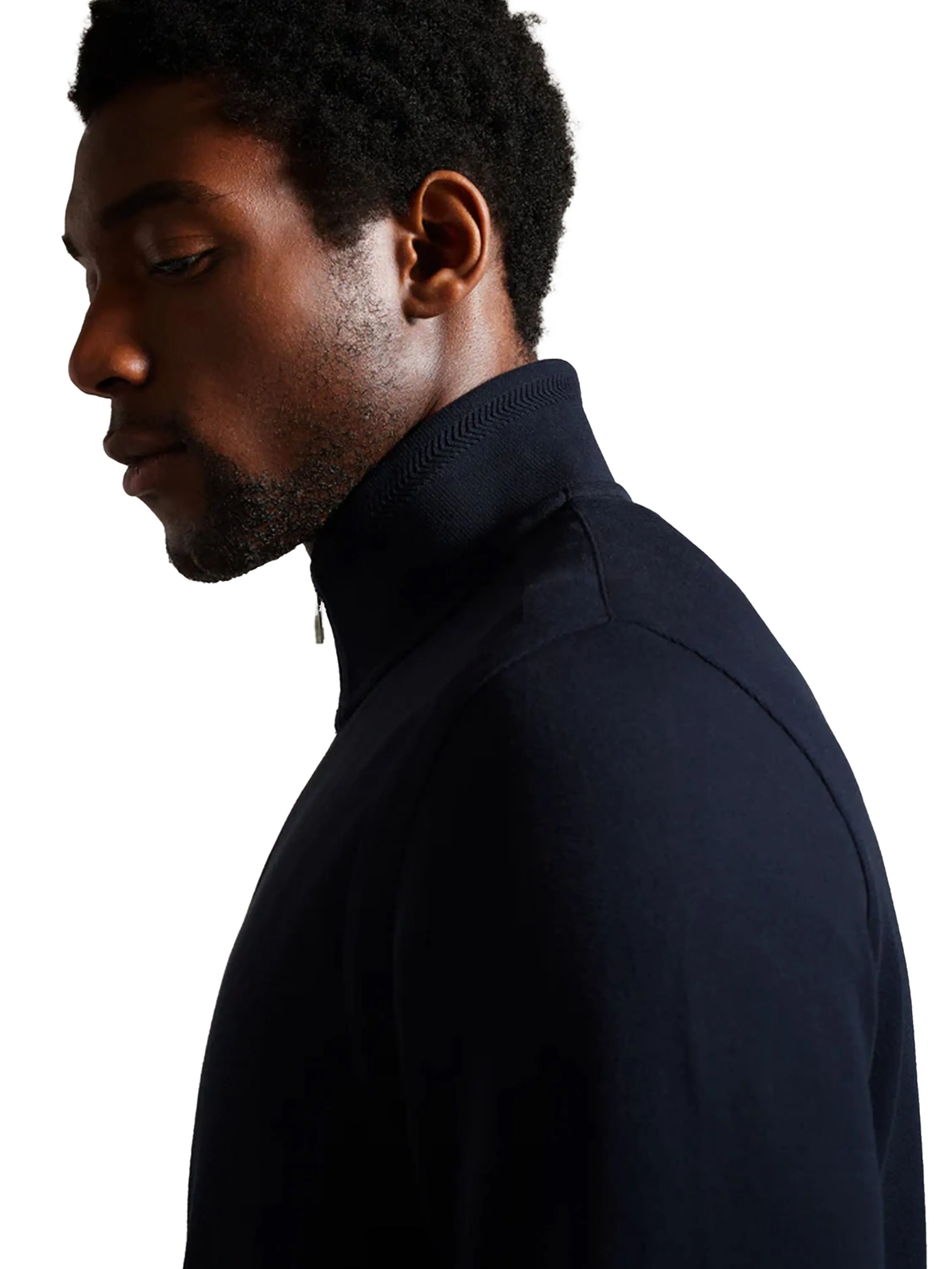 Ted Baker | Mens Full Zip Funnel Neck Jumper - Phloem