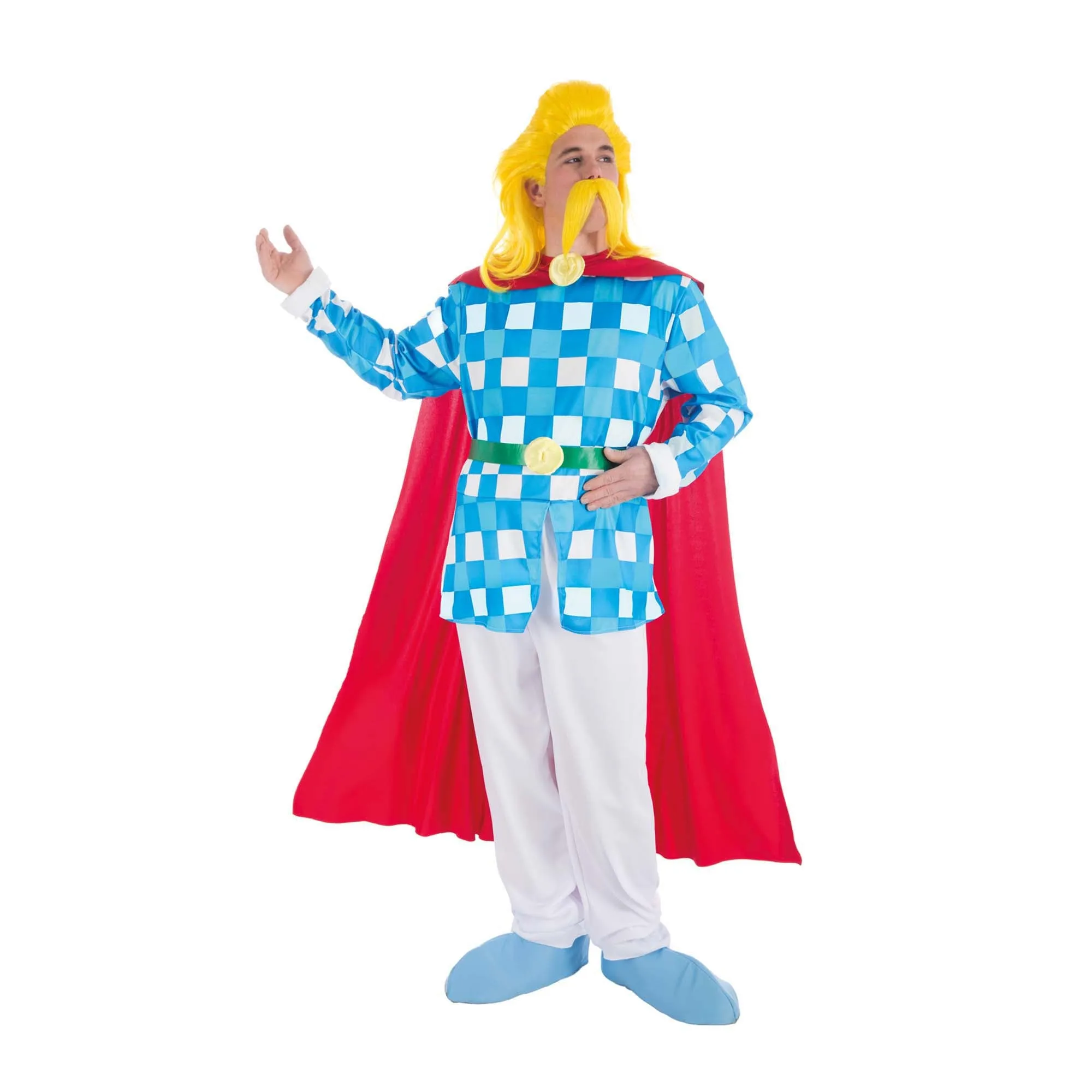 The Gallic Bard Assurancetourix Costume for Adults, Asterix and Obelix