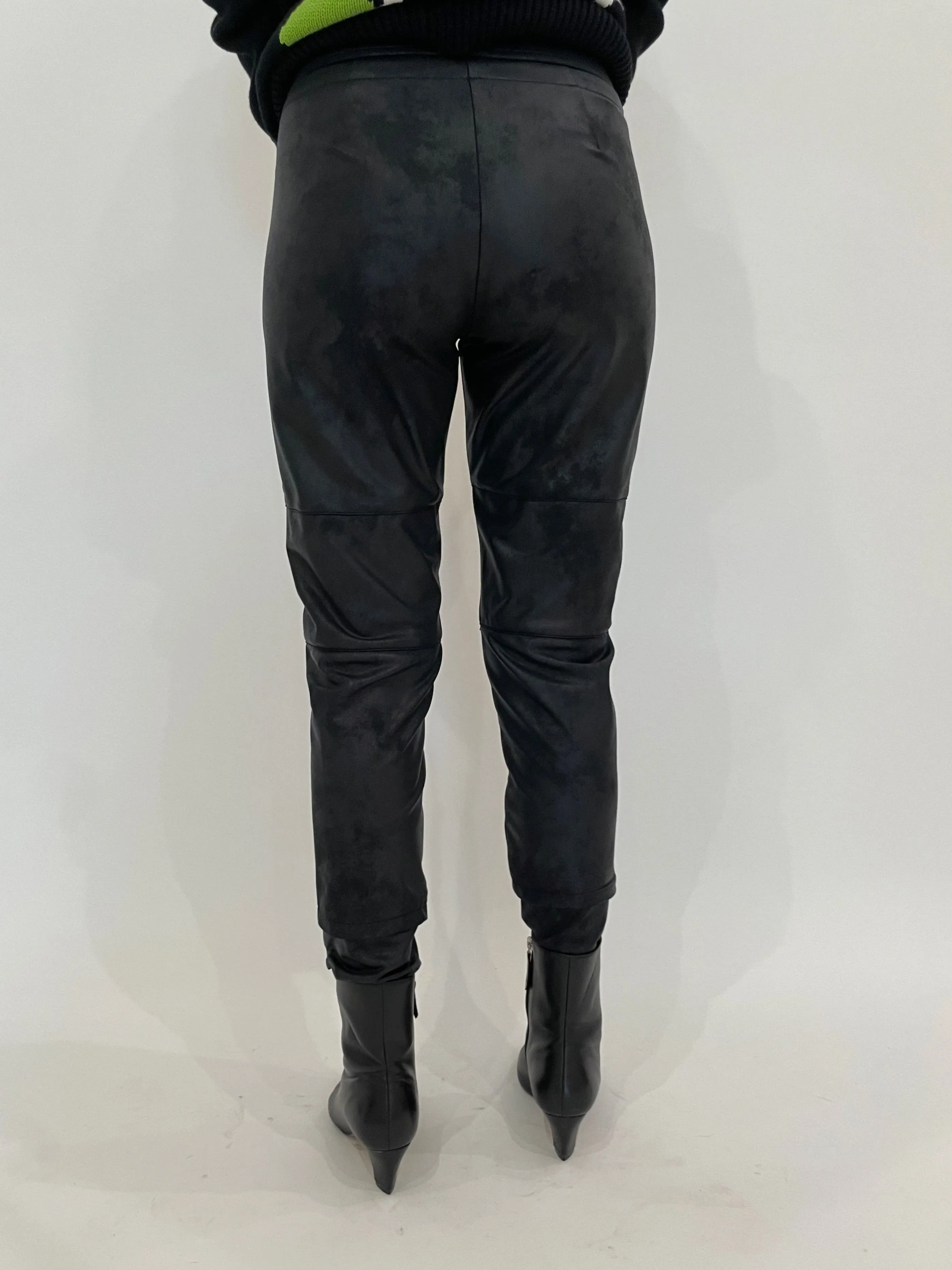 Vegan Leather Candy Pants - Black